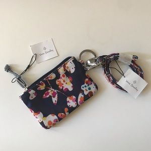 Vera Bradley ID Case and Lanyard